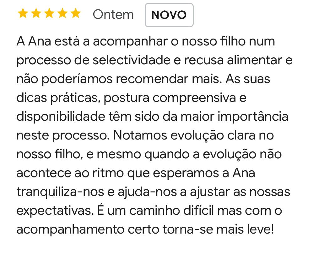 Testemunho NOVO de família acompanhada pela Ana